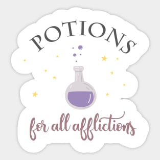 Potions for all afflictions Sticker